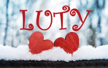 istockphoto-1086586158-612x612 Two beautiful romantic vintage red hearts together on a white snow winter background. Love and St. Valentines Day concept