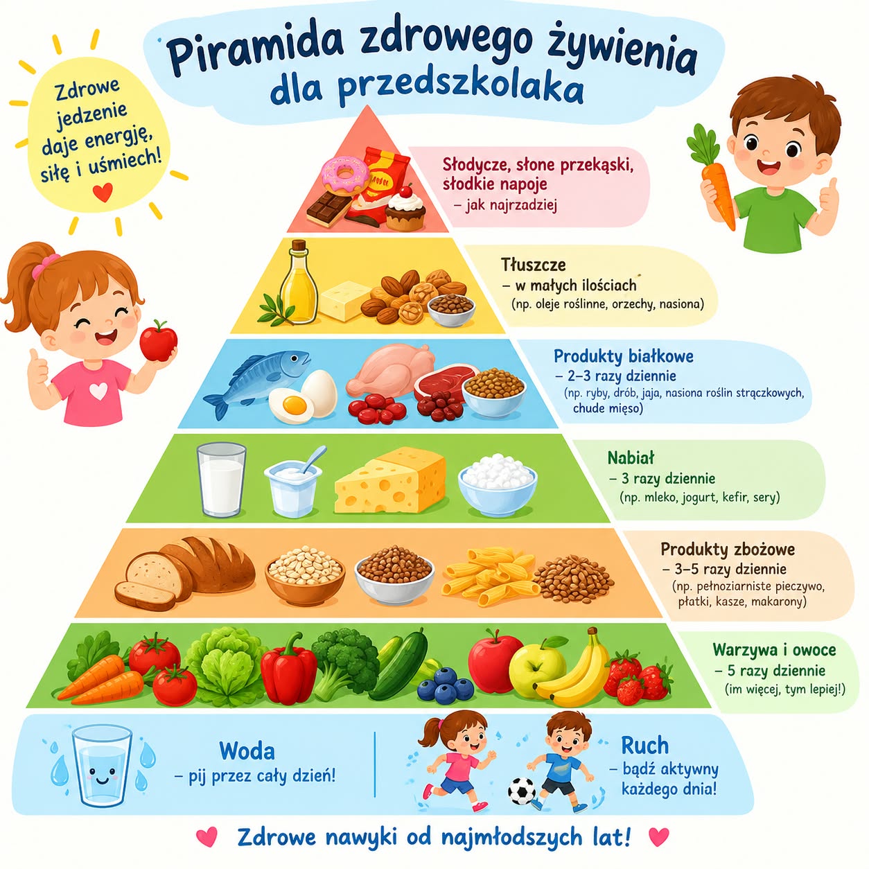 Zajęcia o zdrowym stylu życia w grupie Żeglarze