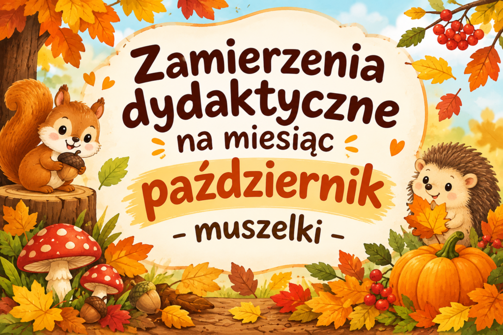 Plan pracy grupy Muszelki na październik